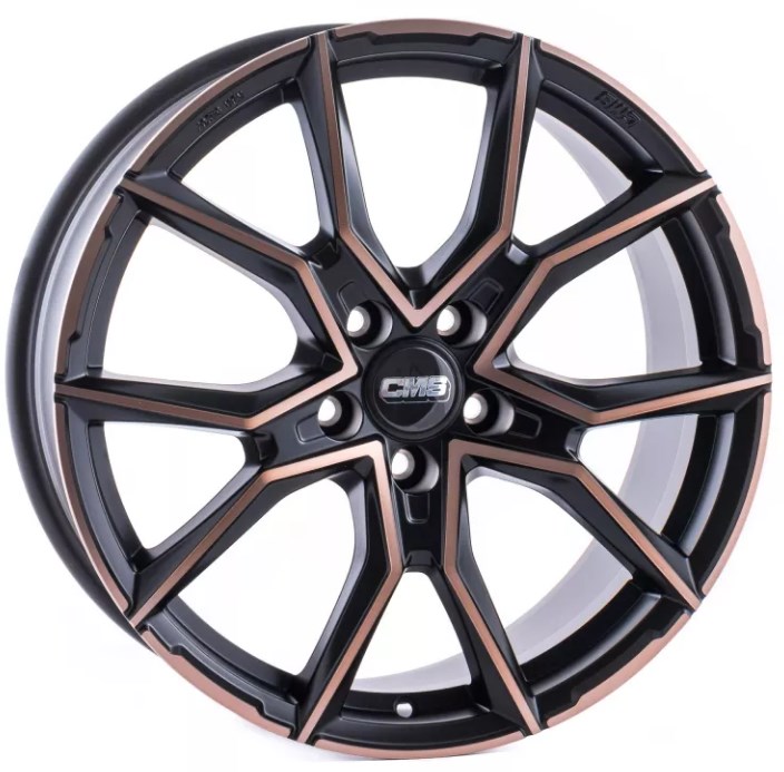 CMS WHEELS C33 ZWART MAT KOPER 4250314137336